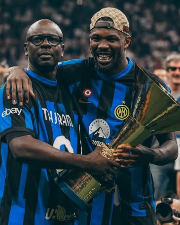 Sandra Thuram ex-husband Lilian Thuram and son Marcus Thuram